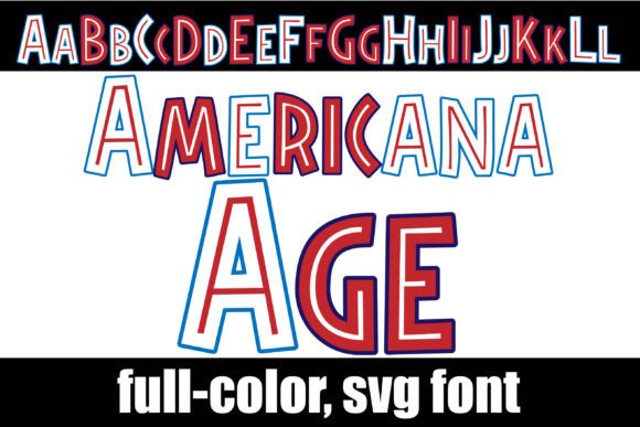 Americana Age: A Bold Typeface for Patriotic Projects