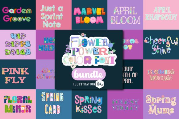Blooming Typography: Why Flower Power Color is a Design Game-Changer
