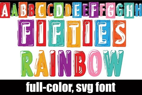 Bring Retro Vibrancy to Your Brand with Fifties Rainbow