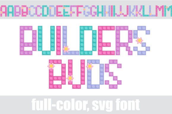 Building Blocks of Style: The Builders Buds Color Font