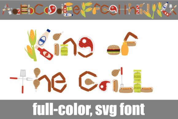 King of the Grill: A Flavorful Typeface for Bold Designs