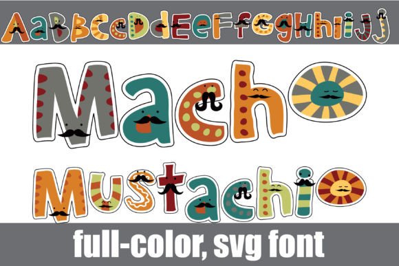 Macho Mustachio: The Playful SVG Font with Serious Personality