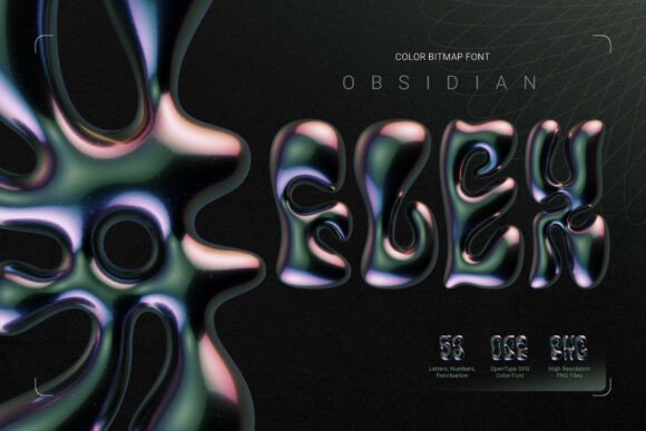 Obsidian Flex: A Bold 3D Font for Eye-Catching Designs