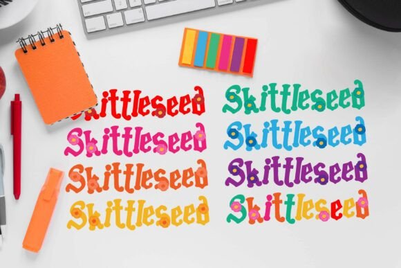 Skittleseed Color: A Garden of Typography at Your Fingertips