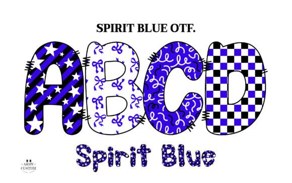 Spirit Blue: A Typeface for Bold, Artistic Branding