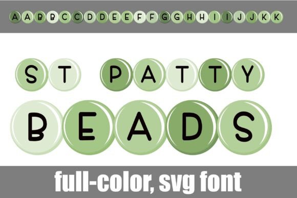 St. Patty Beads: A Festive Font for Eye-Catching Designs