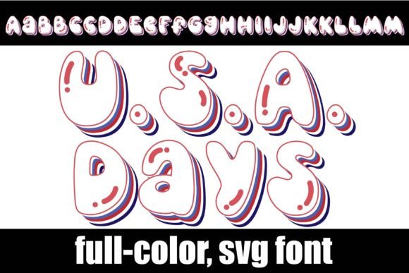 USA Days: A Retro Patriotic Font for Bold Designs